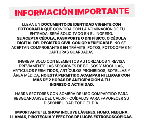Información Importante